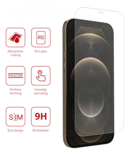 Rosso Apple iPhone 12 Pro Max 9H Tempered Glass Screen Protector afbeelding 2