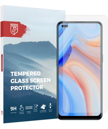 Rosso Oppo Reno 4 9H Tempered Glass Screen Protector Screen Protectors