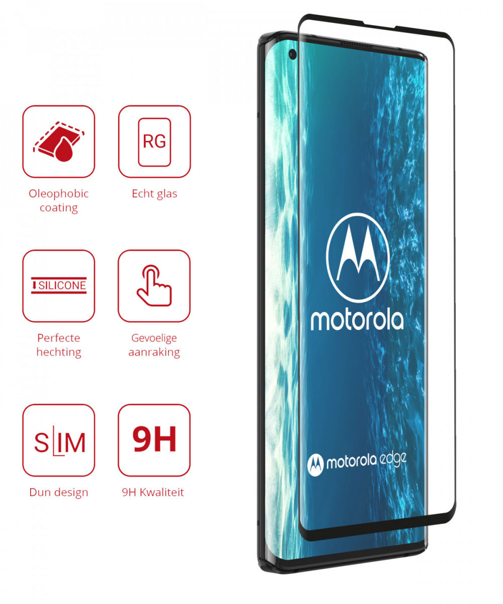 Rosso Motorola Edge 9H Tempered Glass Screen Protector afbeelding 2