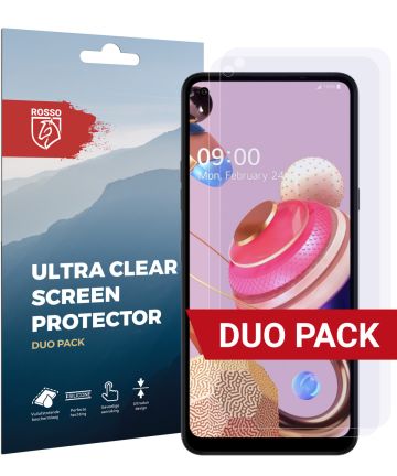 Rosso LG K51S Ultra Clear Screen Protector Duo Pack Screen Protectors