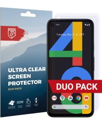 Rosso Google Pixel 4A Ultra Clear Screen Protector Duo Pack