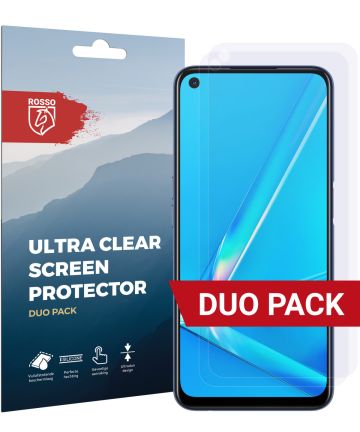 Rosso Oppo A52 / A72 Ultra Clear Screen Protector Duo Pack Screen Protectors