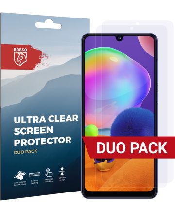 Rosso Samsung Galaxy A31 / A32 4G Ultra Clear Screenprotector Duo Pack Screen Protectors