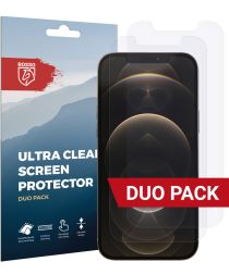 Rosso Apple iPhone 12 Pro Max Ultra Clear Screen Protector Duo Pack