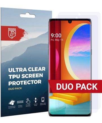 Rosso LG Velvet Ultra Clear Screen Protector Duo Pack Screen Protectors