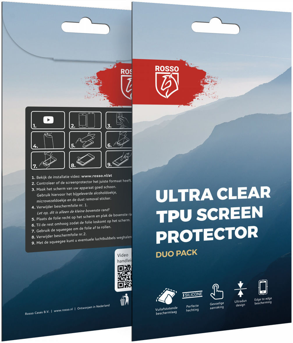Rosso LG Velvet Ultra Clear Screen Protector Duo Pack afbeelding 8