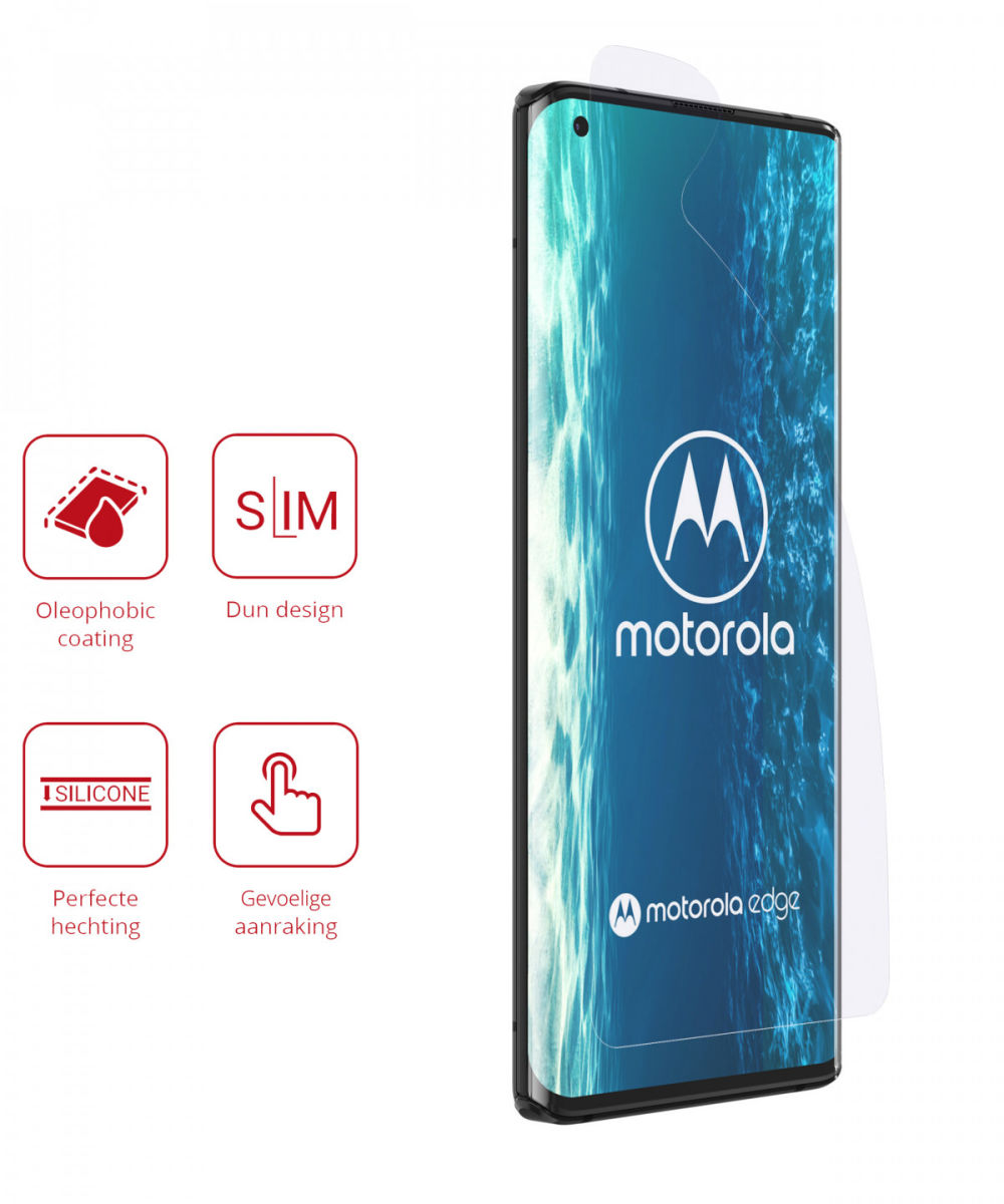 Rosso Motorola Edge Clear Screen Protector 2-Pack afbeelding 2