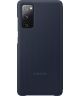 Origineel Samsung Galaxy S20 FE Hoesje Smart Clear View Cover Blauw
