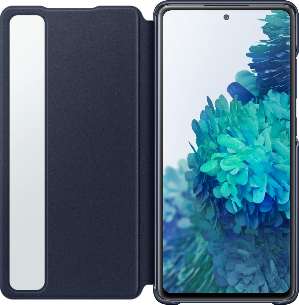 Origineel Samsung Galaxy S20 FE Hoesje Smart Clear View Cover Blauw afbeelding 3