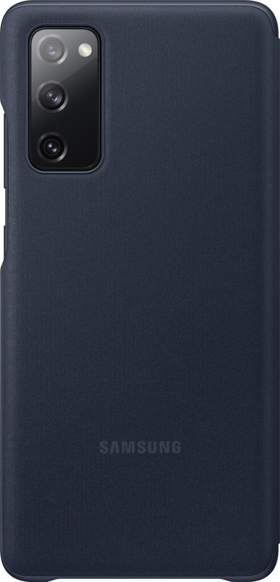 Origineel Samsung Galaxy S20 FE Hoesje Smart Clear View Cover Blauw afbeelding 4