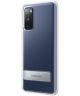 Origineel Samsung Galaxy S20 FE Hoesje Standing Cover Transparant