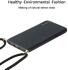 Apple iPhone XS Max Hoesje Back Cover Flexibel TPU met Koord Zwart afbeelding 3