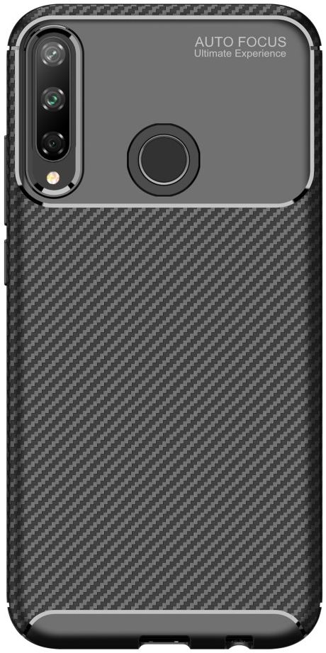 Huawei P40 Lite E Hoesje Geborsteld Carbon Zwart afbeelding 6