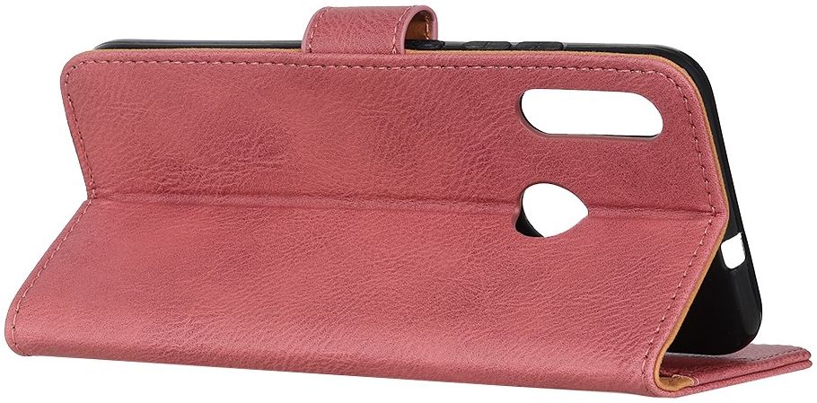 Huawei P40 Lite E Hoesje Vintage Wallet Roze afbeelding 5