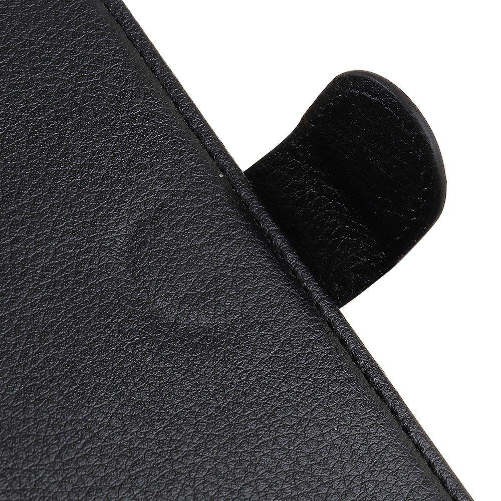 Huawei P40 Lite E Litchi Skin Leren Portemonnee Hoesje Zwart afbeelding 11