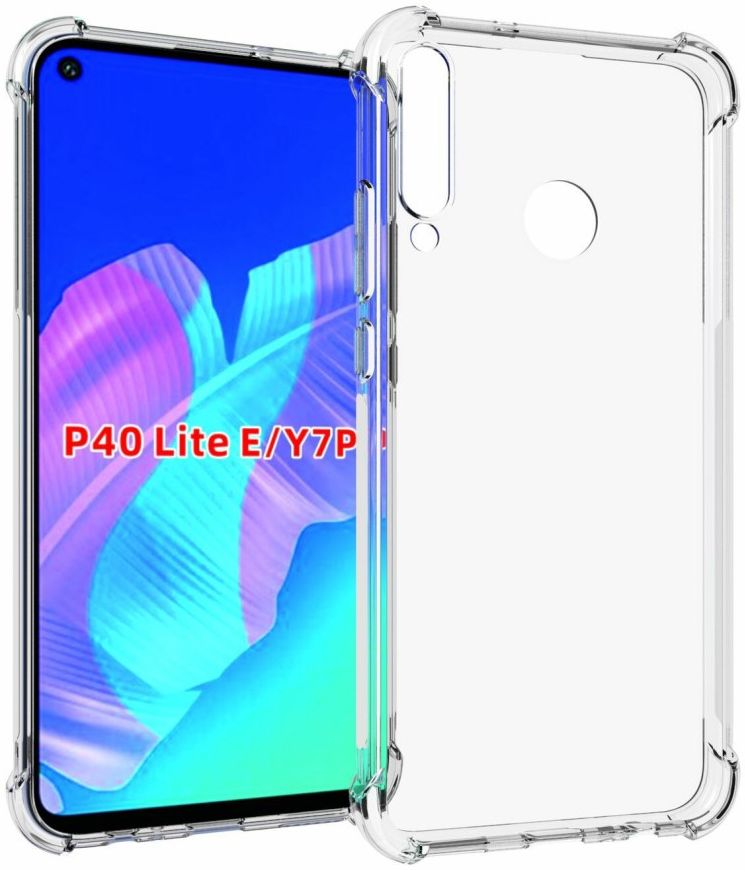 Huawei P40 Lite E Hoesje Schokbestendig Transparant afbeelding 1