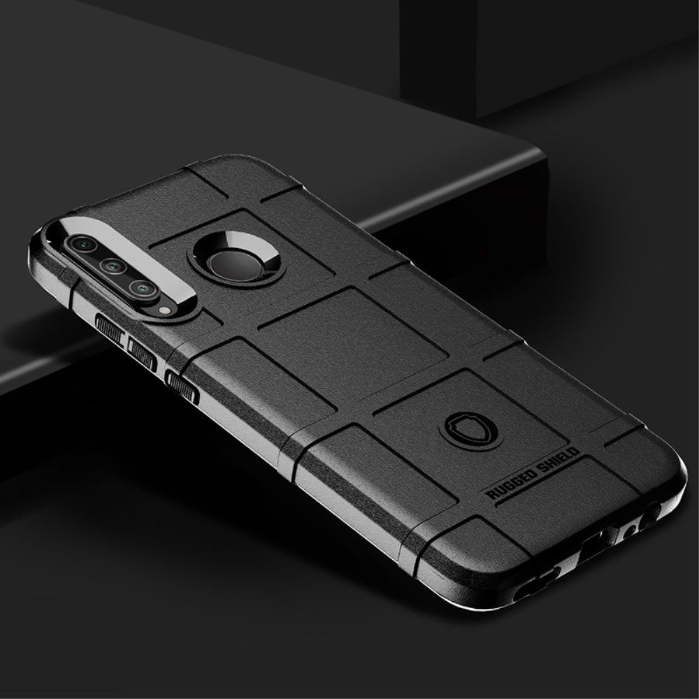 Huawei P40 Lite E Hoesje Shock Proof Rugged Shield Zwart afbeelding 4