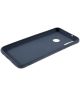 Huawei P40 Lite E Hoesje Matte Flexibele TPU Back Cover Case Blauw