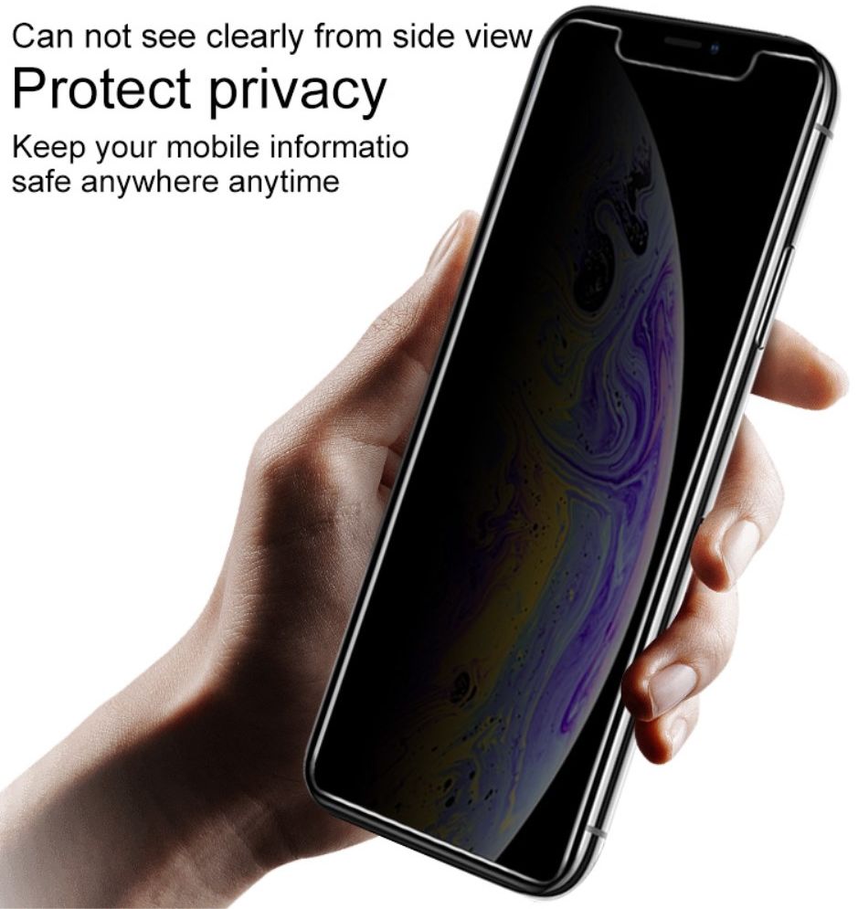 Imak Anti-Peep Privacy Apple iPhone XS Max Tempered Glass afbeelding 2