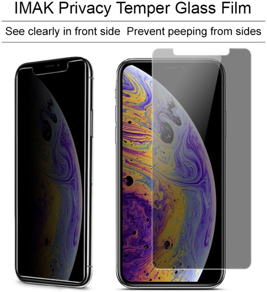 Imak Anti-Peep Privacy Apple iPhone XS Max Tempered Glass afbeelding 3