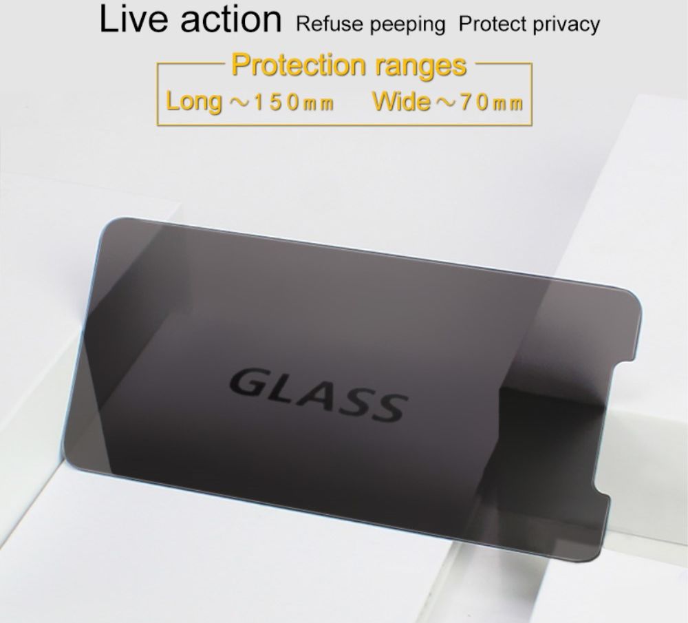 Imak Anti-Peep Privacy Apple iPhone XS Max Tempered Glass afbeelding 5