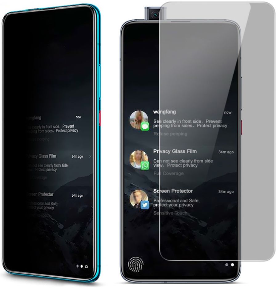 Imak Anti-Peep Privacy Xiaomi Poco F2 Pro Tempered Glass afbeelding 1