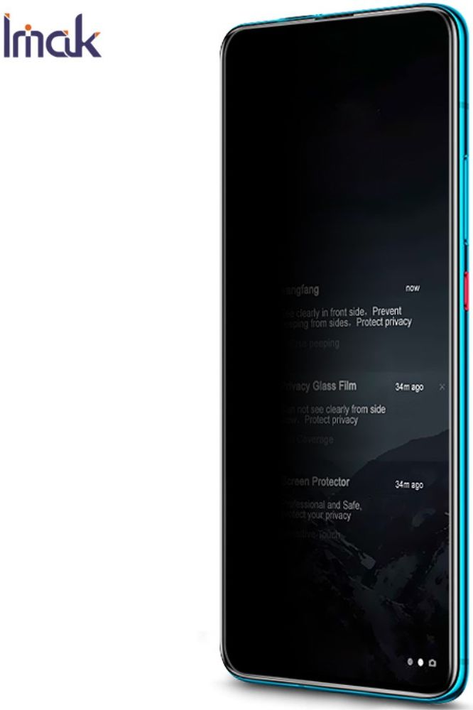 Imak Anti-Peep Privacy Xiaomi Poco F2 Pro Tempered Glass afbeelding 5