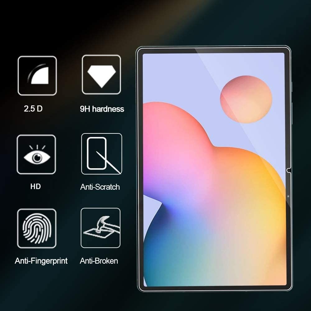 Samsung Galaxy Tab S7 Plus Screenprotector Arc Edge Tempered Glass afbeelding 2