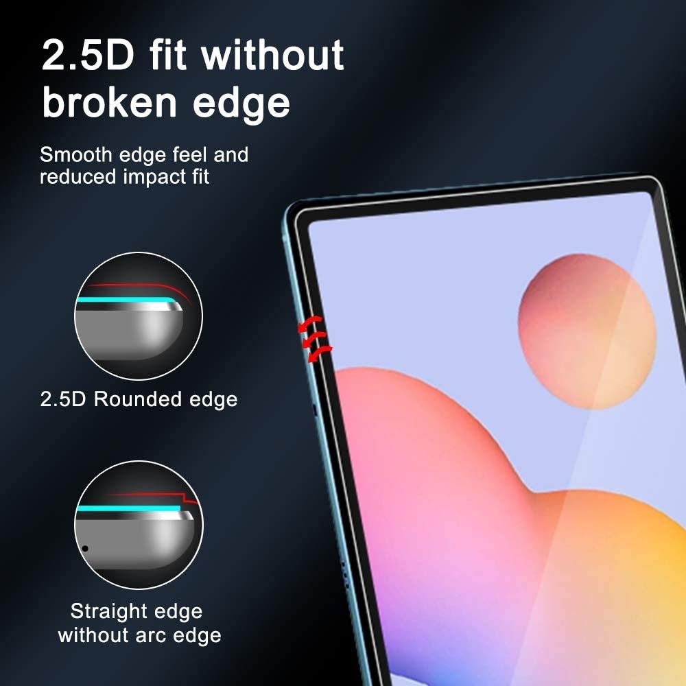 Samsung Galaxy Tab S7 Plus Screenprotector Arc Edge Tempered Glass afbeelding 4