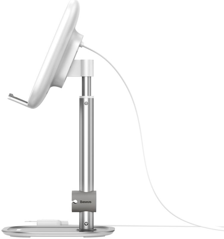 Baseus Universele Bureau Houder Met Draadloos Opladen Functie Zilver afbeelding 3