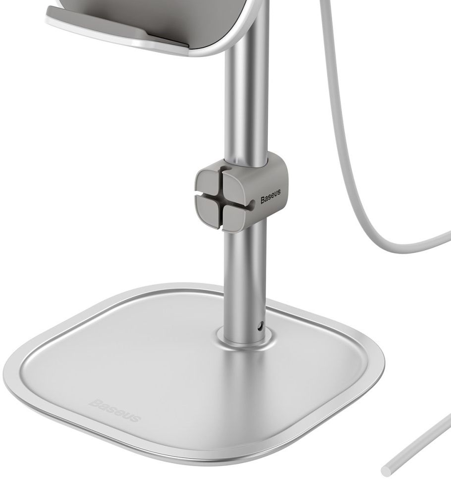 Baseus Universele Bureau Houder Met Draadloos Opladen Functie Zilver afbeelding 5