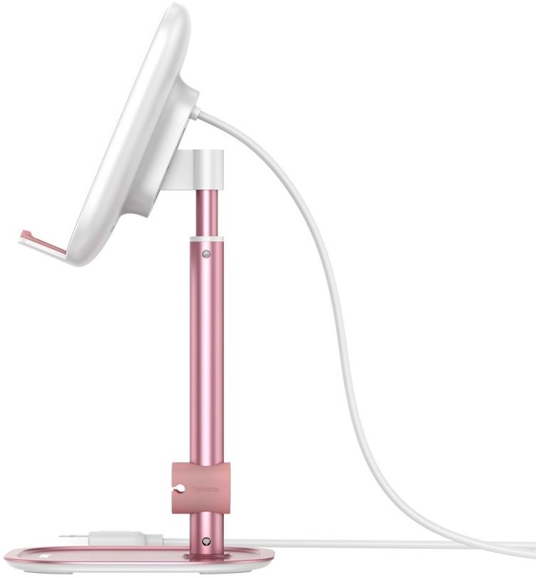 Baseus Universele Bureau Houder Met Draadloos Opladen Functie Roze afbeelding 3