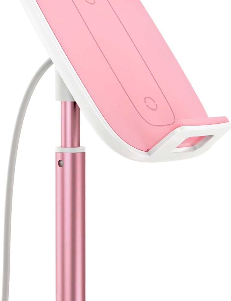 Baseus Universele Bureau Houder Met Draadloos Opladen Functie Roze afbeelding 5