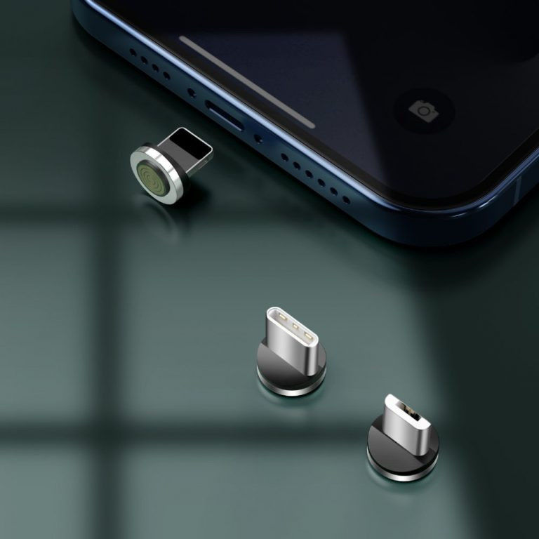Baseus Zinc Magnetische 3 in 1 Fast Charging Data Kabel 3A Wit afbeelding 5