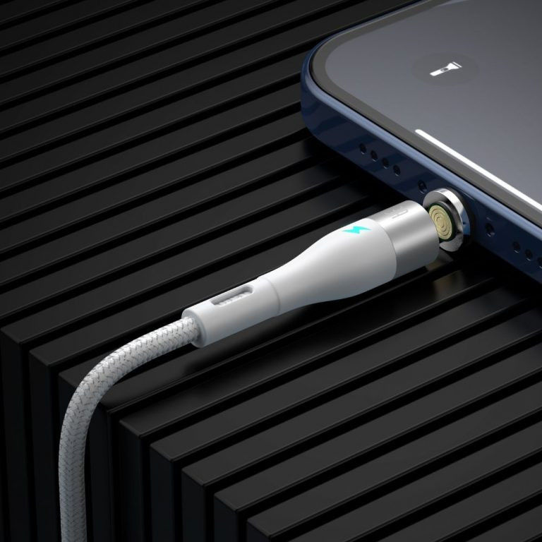Baseus Zinc Magnetische 3 in 1 Fast Charging Data Kabel 3A Wit afbeelding 7
