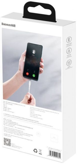 Baseus Zinc Magnetische 3 in 1 Fast Charging Data Kabel 3A Wit afbeelding 8