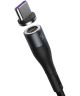 Baseus Zinc Magnetische USB-C 5A Fast Charging Data Kabel 1Meter Zwart