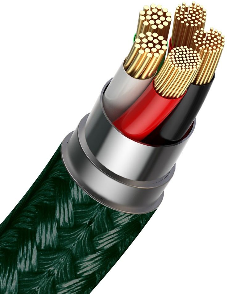 Baseus Zinc Magnetische Micro-USB 2.1A Fast Charging Data Kabel Groen afbeelding 6