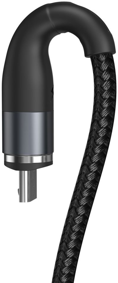 Baseus Zinc Magnetische Micro-USB 2.1A Fast Charging Data Kabel Zwart afbeelding 6