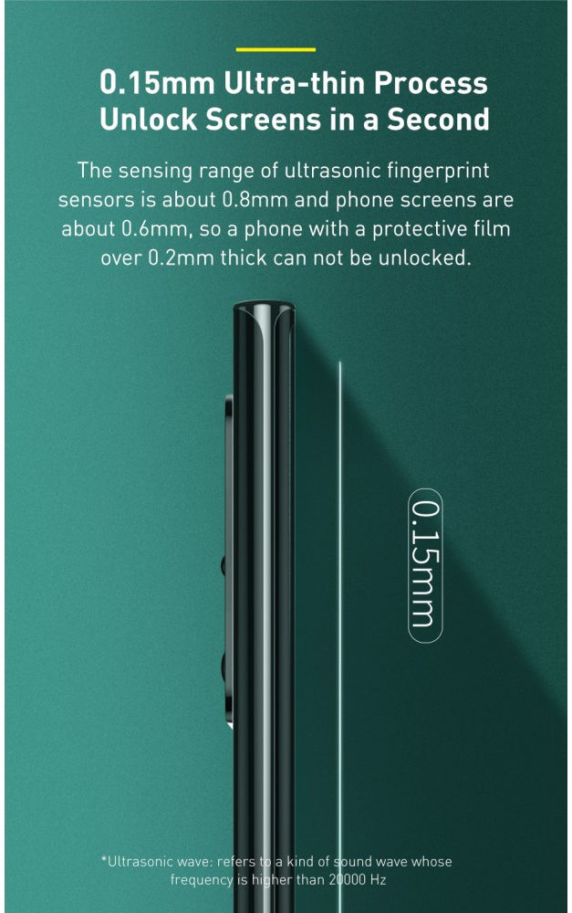 Baseus Samsung Galaxy Note 20 Screenprotector Display Folie (Duo Pack) afbeelding 13