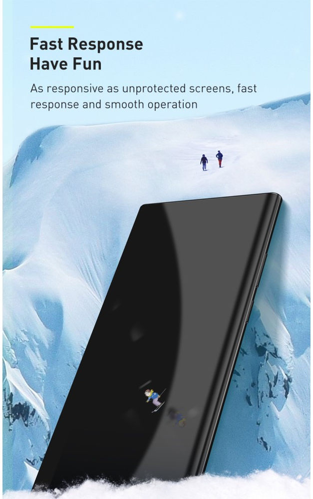 Baseus Samsung Galaxy Note 20 Screenprotector Display Folie (Duo Pack) afbeelding 15