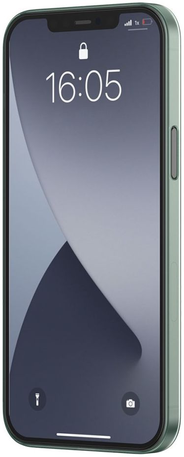 Baseus Wing Apple iPhone 12 Mini Hoesje Dun TPU Groen afbeelding 3