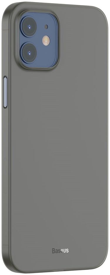 Baseus Wing Apple iPhone 12 Hoesje Dun TPU Zwart afbeelding 3