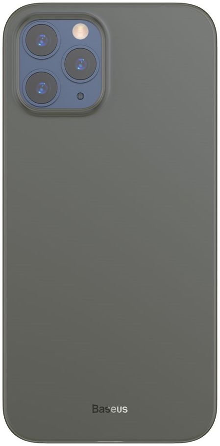 Baseus Wing Apple iPhone 12 Pro Hoesje Dun TPU Zwart afbeelding 1