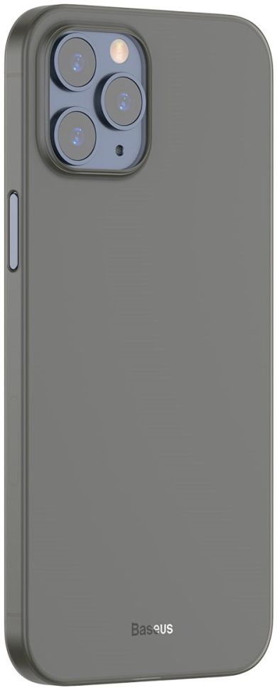 Baseus Wing Apple iPhone 12 Pro Hoesje Dun TPU Zwart afbeelding 2