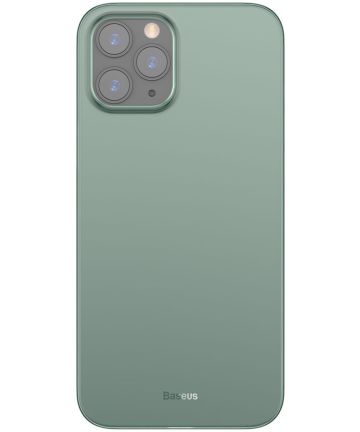 Baseus Wing Apple iPhone 12 Pro Hoesje Dun TPU Groen Hoesjes