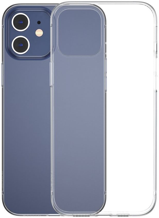 Baseus Simple Apple iPhone 12 Mini Hoesje TPU Transparant afbeelding 1