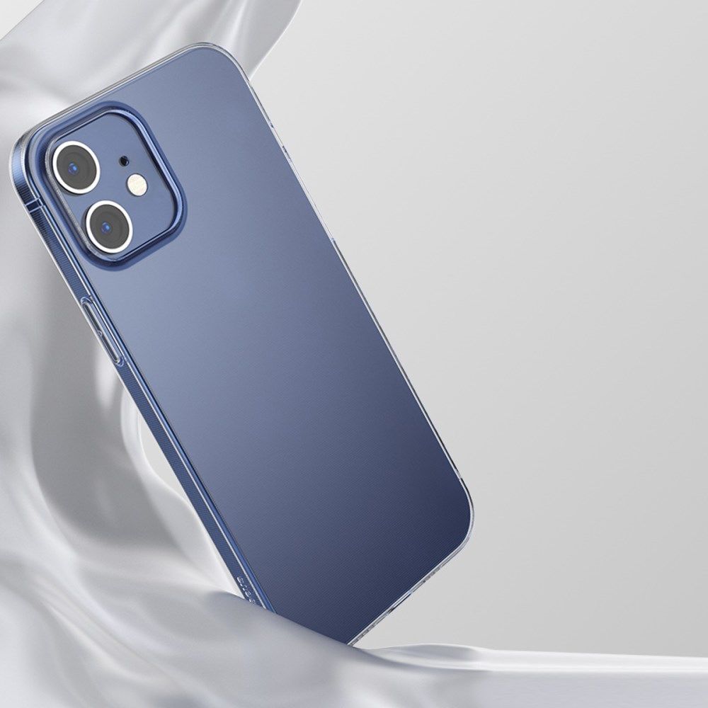 Baseus Simple Apple iPhone 12 Mini Hoesje TPU Transparant afbeelding 4
