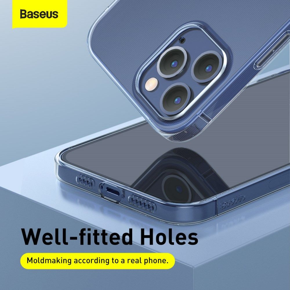 Baseus Simple Apple iPhone 12 Mini Hoesje TPU Transparant afbeelding 5