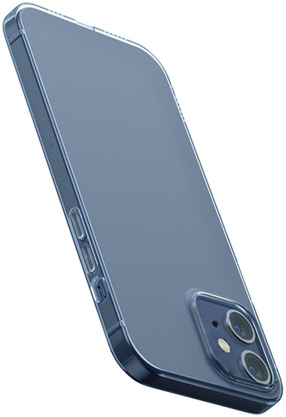 Baseus Simple Apple iPhone 12 Mini Hoesje TPU Transparant afbeelding 2